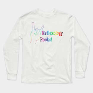 Reflexology rocks (colorful) Long Sleeve T-Shirt