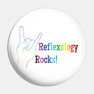 Reflexology rocks (colorful) Pin