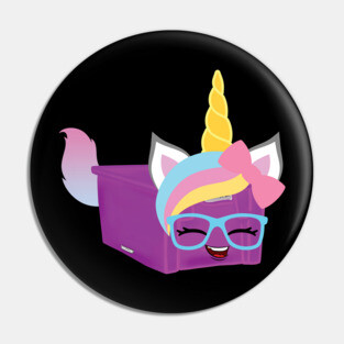 Purple Tote Unicorn Pin