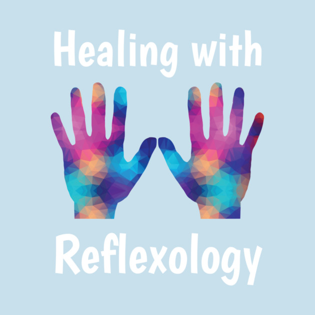 Healing with Reflexology (white text) (hands) by Balanceandharmonyforreflexologists