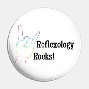Reflexology Rocks (black text) Pin