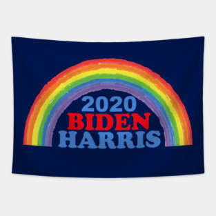 Biden Harris Rainbow 2020 Tapestry