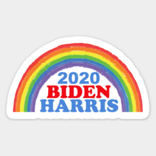 Biden Harris Rainbow 2020 Sticker