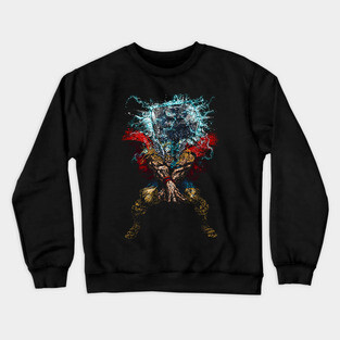 Mjolnir Attack! Crewneck Sweatshirt