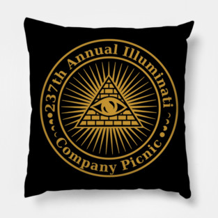 Illuminati Company Picnic Pillow