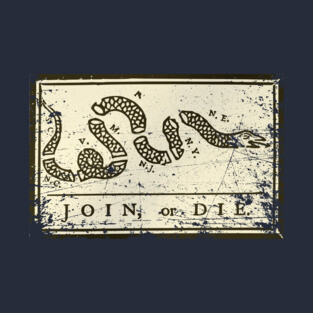 Join or Die - Vintage T-Shirt