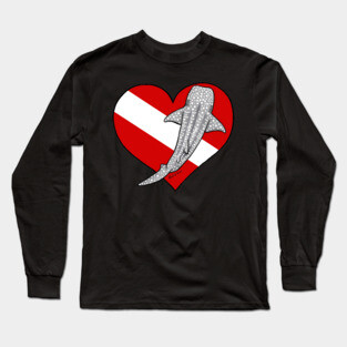 Whale Shark Diver Long Sleeve T-Shirt