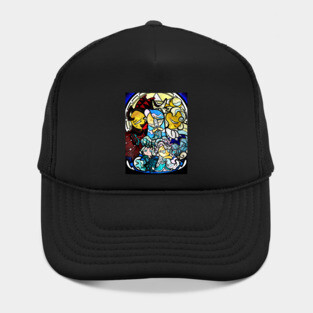 Sea fairy and moonlight - stained glass cookie run mural Hat