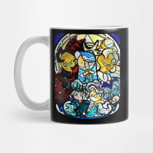 Sea fairy and moonlight - stained glass cookie run mural Mug