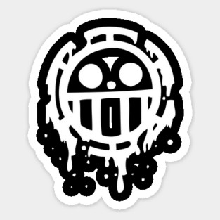 Heart Pirates Trafalgar Law One Piece Sticker