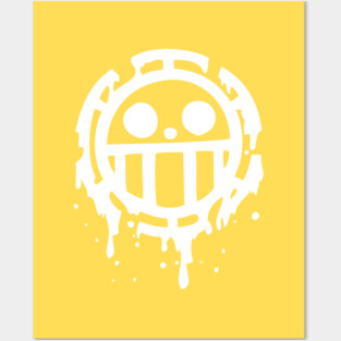 Heart Pirates Trafalgar Law One Piece Posters and Art