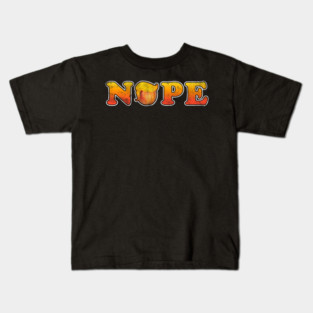 Funny Vintage Anti-Trump Vote & Say Nope To The Orange Peach Kids T-Shirt