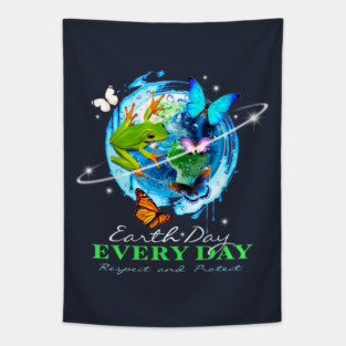 Earth Day - Every Day Tapestry