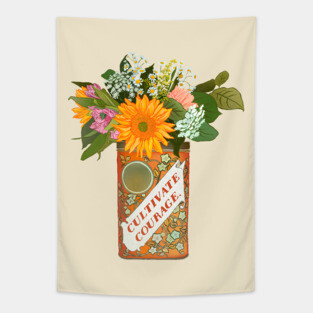 Cultivate Courage Tapestry