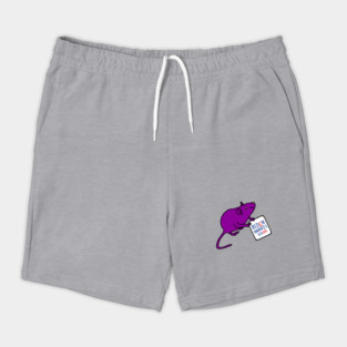 Purple Rat with Biden Harris Sign Shorts