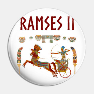 Pharaoh Ramses II Chariot Ancient Egypt Pin