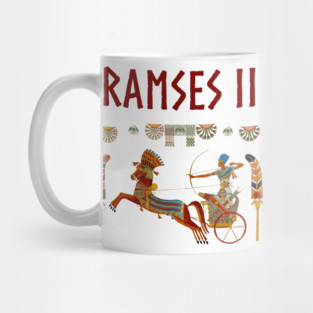 Pharaoh Ramses II Chariot Ancient Egypt Mug