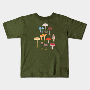 Mushrooms Kids T-Shirt