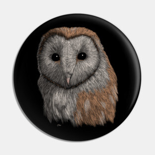 Barn Owl Pin