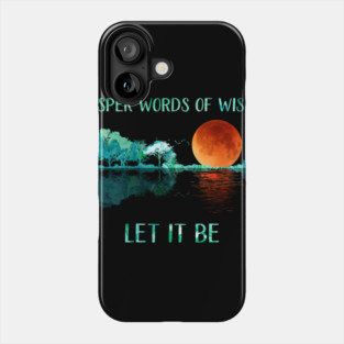 let it be - guitar lake vintage Phone Case