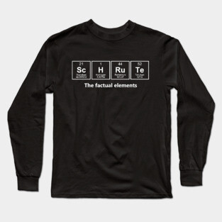 Dwight Schrute - The Factual Elements Long Sleeve T-Shirt