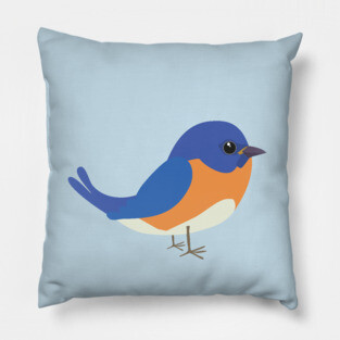Bluebird Pillow