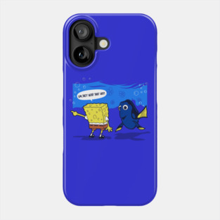 Funny Underwater Movie Cartoon Mashup Phone Case