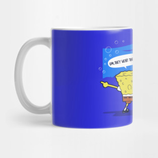 Funny Underwater Movie Cartoon Mashup Mug