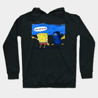 Funny Underwater Movie Cartoon Mashup Hoodie