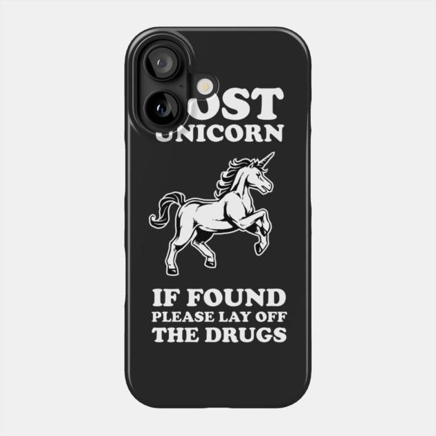 Lost Unicorn Phone Case by dumbshirts