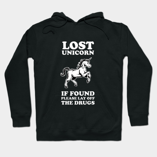 Lost Unicorn Hoodie by dumbshirts