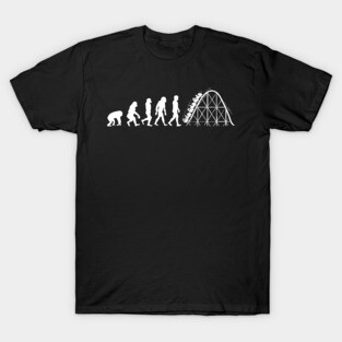 Evolution of Roller coaster T-Shirt