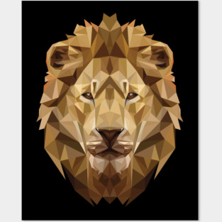 lion Posters and Art