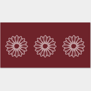 daisy flower Posters and Art