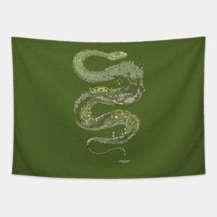Garden Snake Tapestry