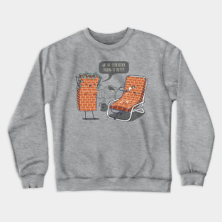 Brick Wall Blues Crewneck Sweatshirt