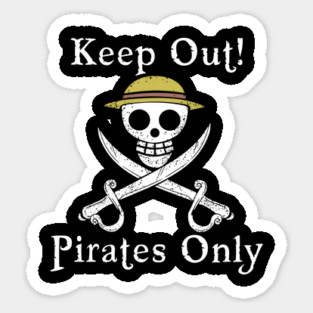 Pirates Only Sticker