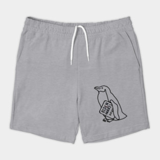 Penguin with Biden Harris Sign Outline Shorts