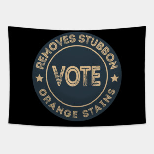 Removes Stubborn Orange Stains Tapestry