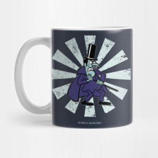 Snidely Whiplash Retro Japanese Mug