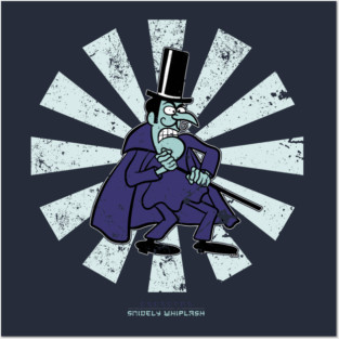 Snidely Whiplash Retro Japanese Posters and Art