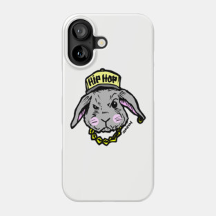 Easter Hip Hop Bunny Rabbit Tee Phone Case