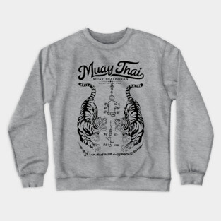 Sak Yant Muay Thai Tiger Crewneck Sweatshirt