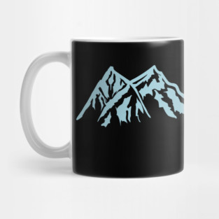 Ski and Mountains - Funny Wintersports Skiing Gift Mug