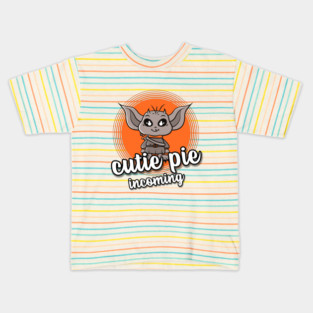 Cutie pie incoming - pregnancy announcement Kids T-Shirt