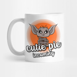 Cutie pie incoming - pregnancy announcement Mug