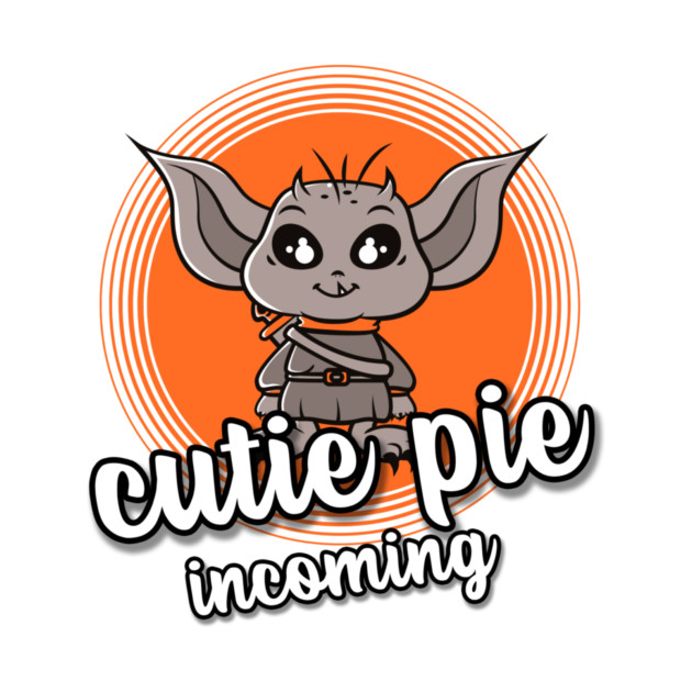 Cutie pie incoming - pregnancy announcement by Lovebubble Letters