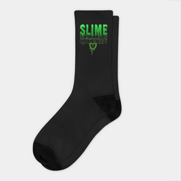 DIY Slime Making Queen Merch Socks by Joaddo