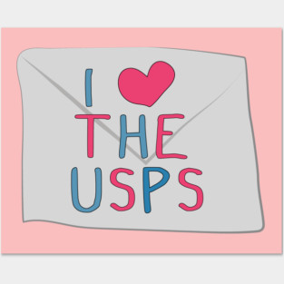 I love the USPS (save the USPS) Posters and Art