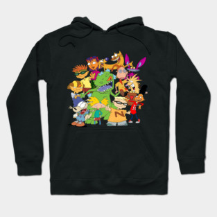 90's Cartoon Mash-Up Hoodie